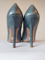 878B* PRADA LUXE superb volledig leer grijze pumps (38.5), Gedragen, Grijs, Prada, Pumps