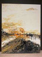 Abstract schilderij door Mk Art, Antiek en Kunst, Ophalen of Verzenden