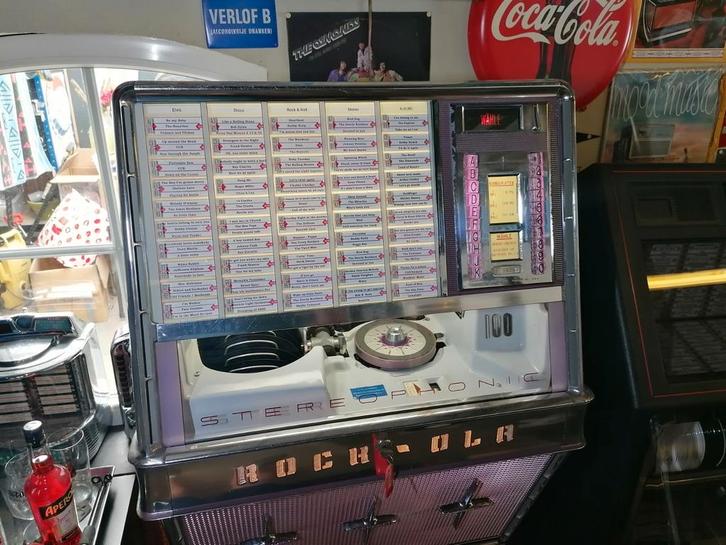 Te koop zeer mooie Rockola 1494 Wandjukebox, Verzamelen, Automaten | Jukeboxen, Zo goed als nieuw, Ophalen