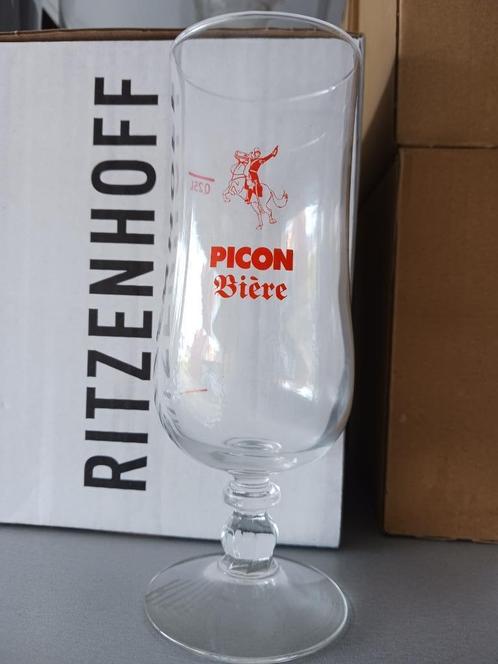 Verre Picon Biére 25 cl avec impression de volume 3 cl pour, Collections, Verres & Petits Verres, Neuf, Verre à bière, Enlèvement ou Envoi