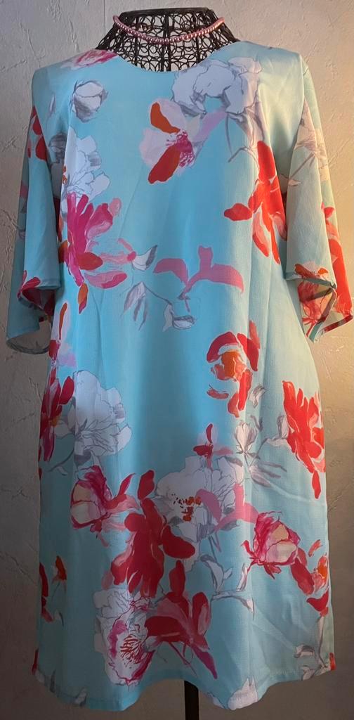 Signe Nature 38 Prachtige jurkje met detail, Kleding | Dames, Jurken, Zo goed als nieuw, Maat 38/40 (M), Overige kleuren, Ophalen of Verzenden