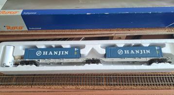 Roco 47110 containerwagon "hanjin" beschikbaar voor biedingen