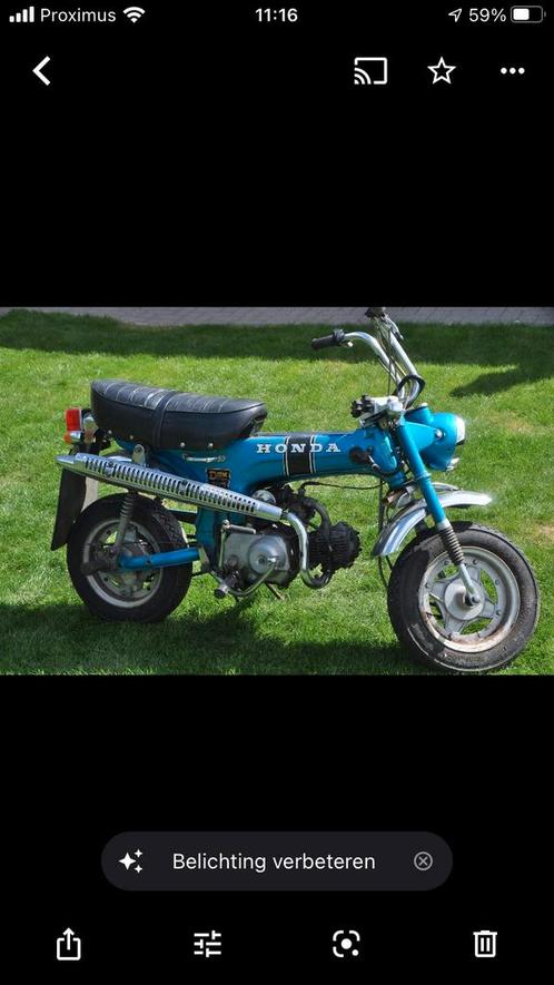 Belgische Dax 1975, Fietsen en Brommers, Brommers | Honda, Gebruikt, Klasse B (45 km/u), Ophalen