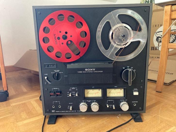 ANCIEN MAGNETOPHONE A BANDE SONY TC-399 VINTAGE TAPE CORDER, Audio, Tv en Foto, Bandrecorder, Bandrecorder, Met banden, Ophalen