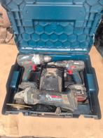 Bosch professional 18V setje, Doe-het-zelf en Bouw, Gereedschap | Boormachines, Ophalen of Verzenden, Gebruikt, Boor- en Schroefmachine