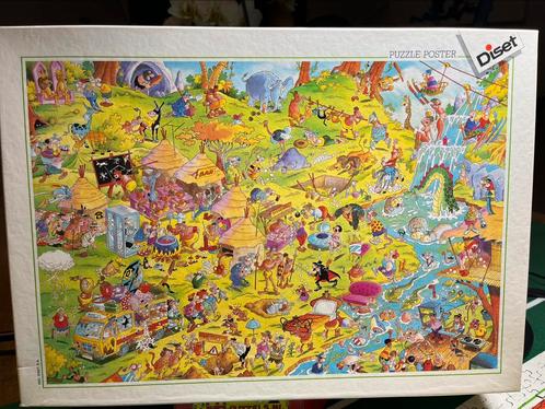 Disest Puzzel “Safari” 1000 stukjes, Hobby en Vrije tijd, Denksport en Puzzels, Zo goed als nieuw, Legpuzzel, 500 t/m 1500 stukjes