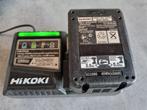 hikoki lader met batterij, Ophalen of Verzenden, Gebruikt, Boor- en Schroefmachine