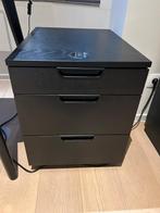 Bureau ladenblok op wielen zwart, Huis en Inrichting, Ophalen, Zo goed als nieuw, Bureau