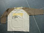 bruin-beige longsleeve met een trucker/vrachtwagen, Kinderen en Baby's, Ophalen of Verzenden, Gebruikt, Jongen, Shirt of Longsleeve