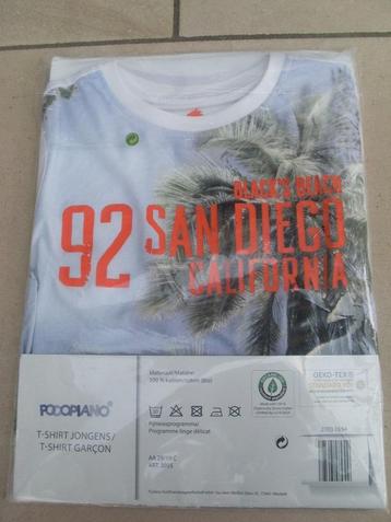 Nieuwe toffe t-shirt van Pocopiano maat 128 beschikbaar voor biedingen