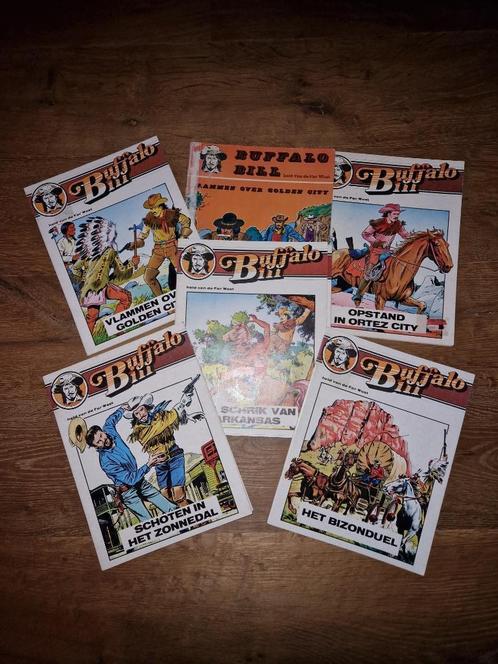 buffalo bill 5 strips, Boeken, Stripverhalen, Gelezen, Meerdere stripboeken, Ophalen of Verzenden