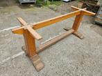 Oude klooster tafel onderstel / poot, Hoog 74 cm Lang 2 m, Ophalen, Zo goed als nieuw