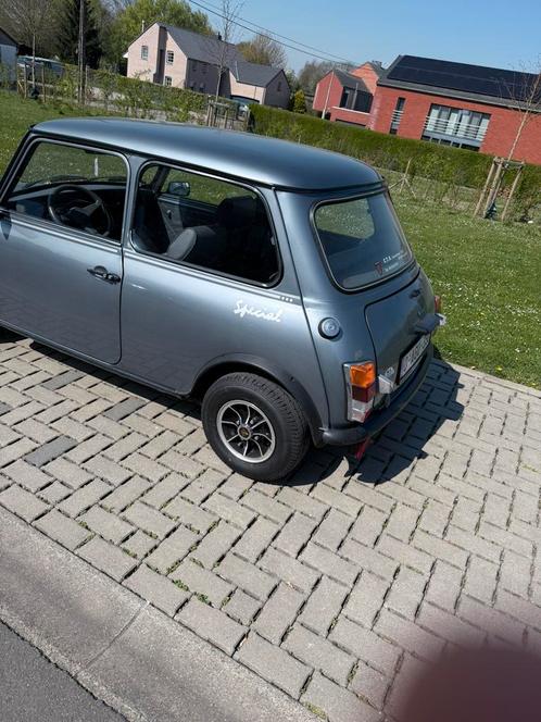 Mini austin de 1989 D ‘ORIGINE!!!, Auto's, Mini, Particulier, Benzine, 3 deurs, Handgeschakeld, Zilver of Grijs, Grijs, Leder en Stof