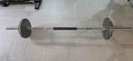 Barre musculation olympique de 20kg + poids, Ophalen, Ligfiets, Gebruikt, Metaal