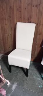 Stoelen wit x 2, Maison & Meubles, Chaises, Synthétique, Enlèvement, Utilisé, Blanc