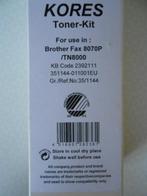 Kores toner-kit Brother Fax 8070P / TN80000 nieuw, Computers en Software, Labelprinters, Ophalen of Verzenden, Nieuw, Kores