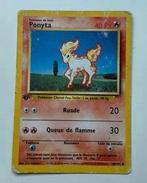 Édition 1 carte Ponyta Pokémon 60/102, Enlèvement, Comme neuf, Cartes en vrac