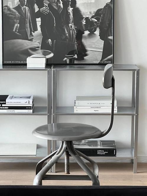 Vintage ijzeren 80s stoel, Antiek en Kunst, Antiek | Meubels | Stoelen en Sofa's, Ophalen