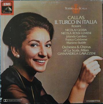 Maria Callas - Il Turco In Italia - Boîte à 2 cassettes, CD & DVD, Cassettes audio, Enlèvement ou Envoi, Originale, Avec boîte de rangement, étagère ou coffret