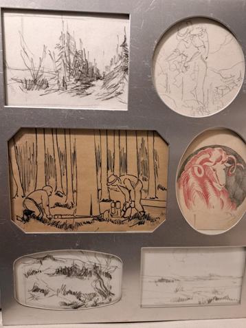 Bourdouxhe Daniel SPA  dessinateur illustrateur 1915, Wandre beschikbaar voor biedingen