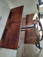 Vintage schoolbank of kinderbureau, Ophalen, Gebruikt, Bureau