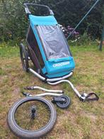 Croozer kid for one met vering, Fietsen en Brommers, Ophalen, Vering, Zo goed als nieuw, Kinderkar
