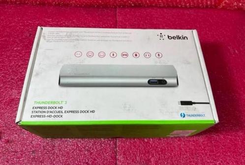 Belkin Thunderbolt 3 Express Dock HD dockingstation Usb-C, Computers en Software, Dockingstations, Nieuw, Harde schijf, Laptop