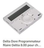 thermostat: Programmateur filaire Deltia 8.00, Comme neuf, Moins de 60 cm, Moins de 30 cm, Thermostat