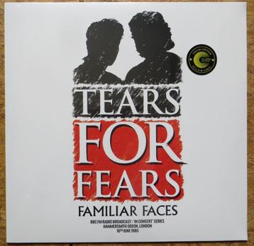 TEARS FOR FEARS FAMILIAR FACES LIVE IN LONDON LP VINYL JAUNE