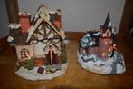 Déco Noël : 2 maisons éclairées, 1 musicale, Ophalen