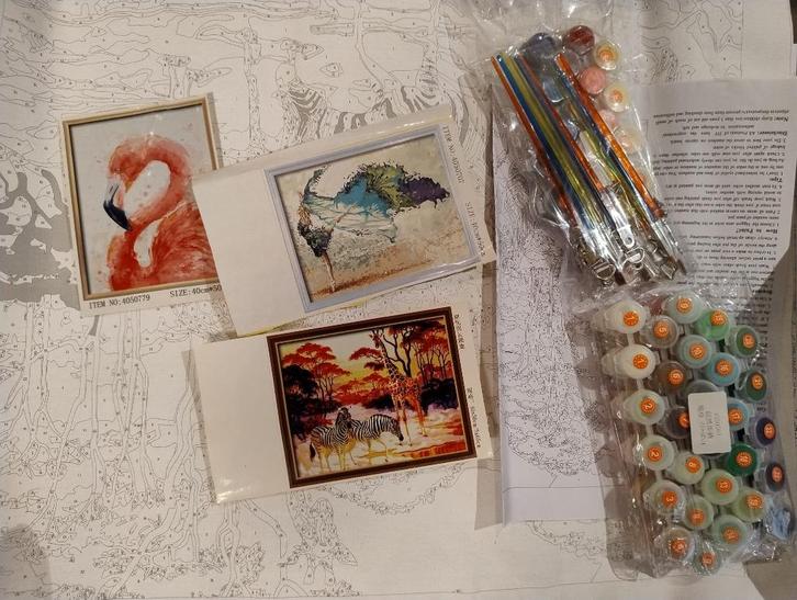 Schilderen op nummer, Hobby en Vrije tijd, Schilderen, Nieuw, Schilderen op nummer, Verzenden