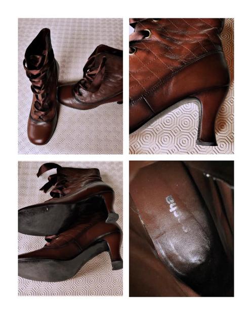 Bottines à lacets marron Sacha (comme neuves, taille 40), Vêtements | Femmes, Chaussures, Comme neuf, Enlèvement