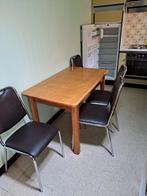 Keukentafel met 4 stoelen, Huis en Inrichting, Ophalen, Zo goed als nieuw