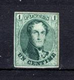 9 MH 1861 - Langwerpig medaillon (dun papier) COB 600 €, Postzegels en Munten, Ophalen of Verzenden, Postfris, Spoor van plakker