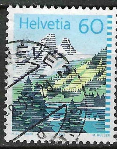 Zwitserland 1993 - Yvert 1418 - Bergmeren - Tanay (ST), Postzegels en Munten, Postzegels | Europa | Zwitserland, Gestempeld, Verzenden