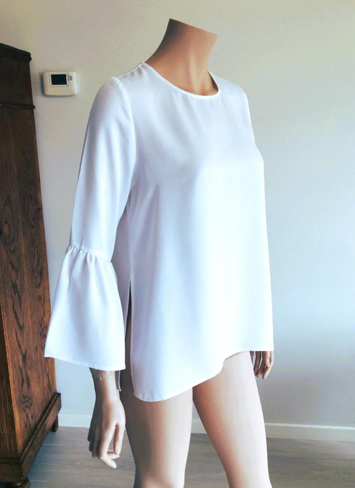 Zara super elegante blouse - M, Kleding | Dames, Blouses en Tunieken, Zo goed als nieuw, Maat 38/40 (M), Wit, Verzenden