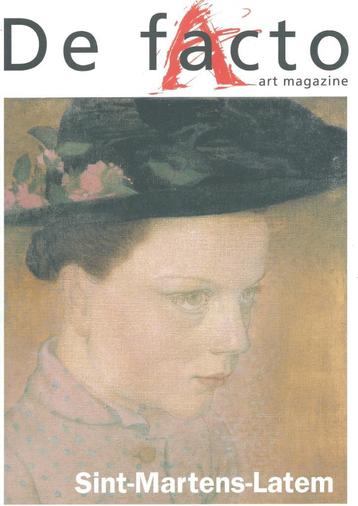 De facto Art Magazine.  Sint-Martens-Latem beschikbaar voor biedingen