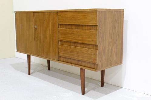 Vintage dressoir, sideboard - jaren '70, Huis en Inrichting, Kasten | Dressoirs, Gebruikt, 100 tot 150 cm, 25 tot 50 cm, Met lade(s)