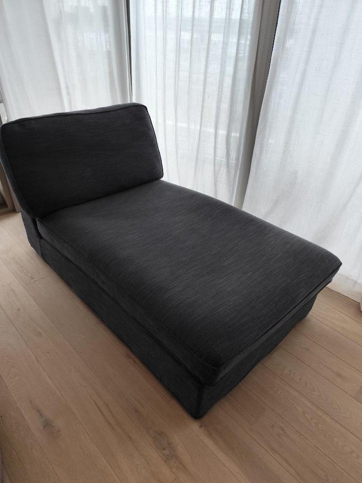 IKEA KIVIK Chaise longue, Huis en Inrichting, Zetels | Zetels en Chaises Longues, Gebruikt, Eenpersoons, Minder dan 150 cm, 150 cm of meer