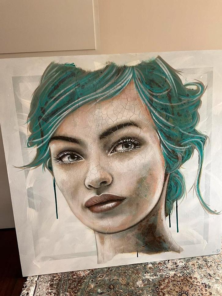 Bijzonder mooie schilderij van Harold Aspers, Antiek en Kunst, Kunst | Schilderijen | Modern, Ophalen of Verzenden