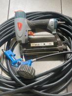 Nietjesmachine + bandenpomp met luchtslang (Airpress 20 bar), Doe-het-zelf en Bouw, Ophalen of Verzenden, Zo goed als nieuw, 10 bar of meer