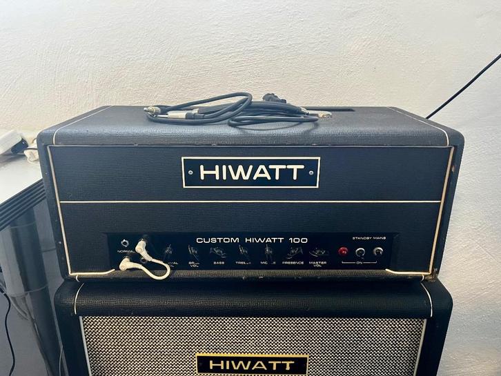 Hiwatt DR103 uit het jaar 1974, Muziek en Instrumenten, Versterkers | Bas en Gitaar, Zo goed als nieuw, Gitaar, 100 watt of meer