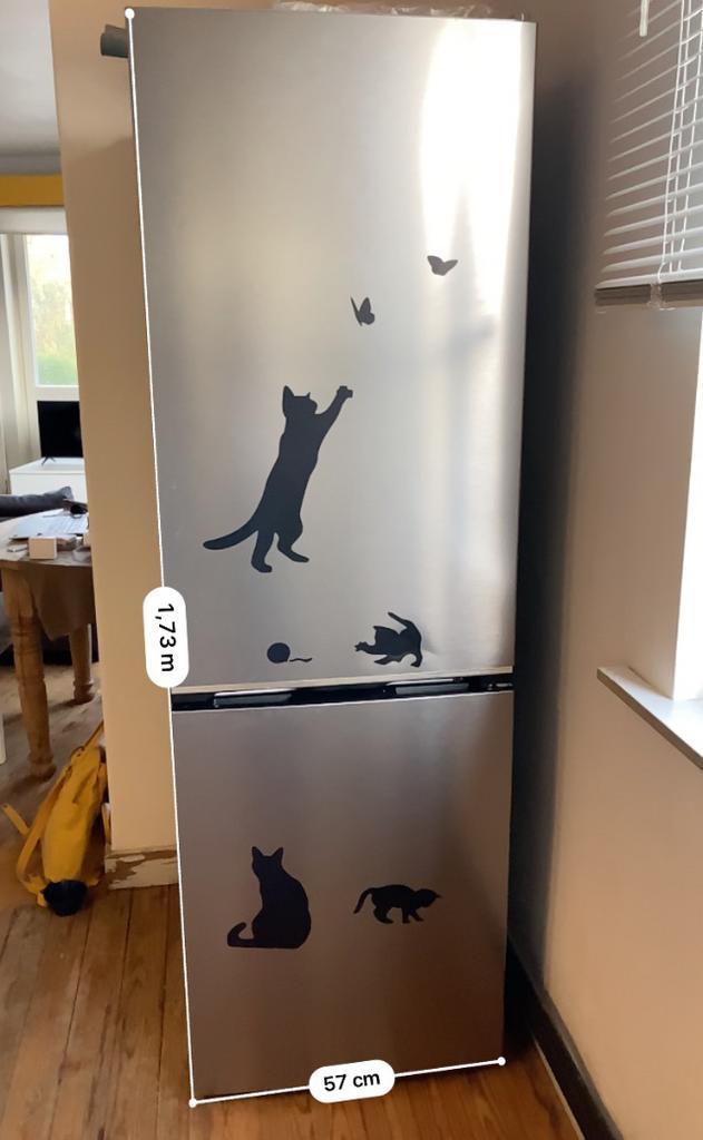 Combi frigo en diepvries ikea, Elektronische apparatuur, Koelkasten en IJskasten, Zo goed als nieuw, Met aparte vriezer, Ophalen