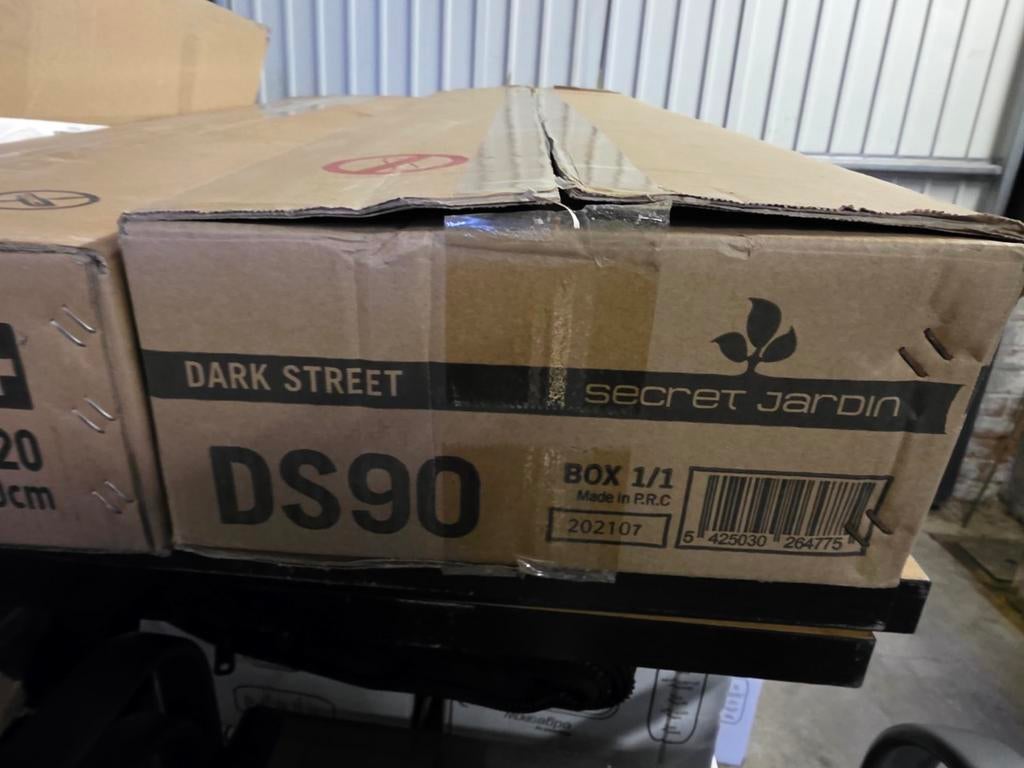 Secret Jardin Dark Street DS90 90x90x178, Jardin & Terrasse, Serres, Serre, Acier, Enlèvement