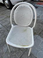 4 zeer degelijke stapelstoelen, Tuin en Terras, Ophalen