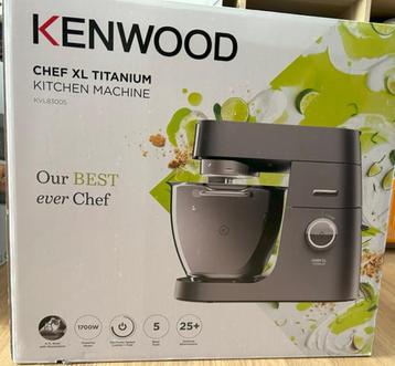 kenwood chef xl titanium kvl8300s 1700w, Electroménager, Résiste au lave-vaisselle, Comme neuf, Enlèvement, 4 litres ou plus