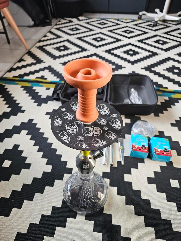 Premium shisha-waterpijp  hookah hoge kwaliteit nieuw!, Verzamelen, Rookartikelen, Aanstekers en Luciferdoosjes, (Water)pijp, Ophalen of Verzenden