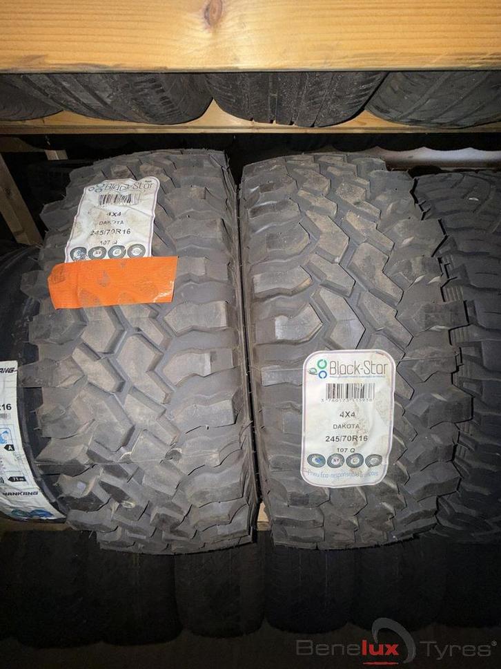 2x 245/70R16 107Q Black Star 245/70 R16 245/70/16 2457016, Auto-onderdelen, Banden en Velgen, Band(en), All Season, 16 inch, 245 mm