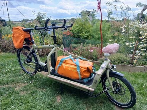 Bullit Lizard King electrisch 25km/h olijfgroen, Fietsen en Brommers, Fietsen | Bakfietsen, Gebruikt, Ophalen