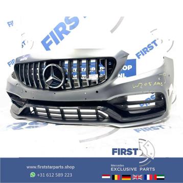 C205 C63 AMG FACELIFT BUMPER COMPLEET A2058804701 Mercedes C beschikbaar voor biedingen